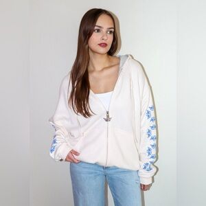 Boys Lie - White Yours Truly Hoodie Sweatshirt - Size M/L